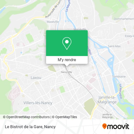 Le Bistrot de la Gare plan
