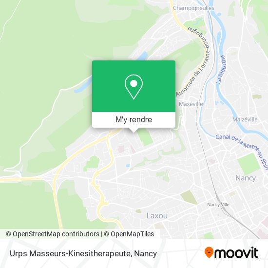 Urps Masseurs-Kinesitherapeute plan