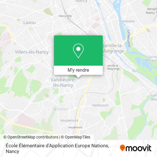 École Élémentaire d'Application Europe Nations plan