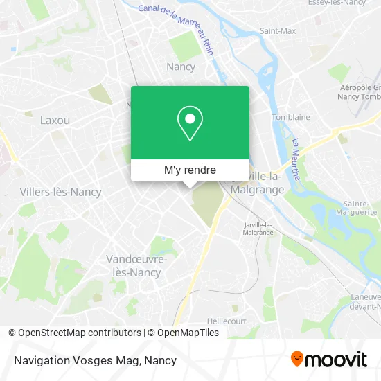 Navigation Vosges Mag plan