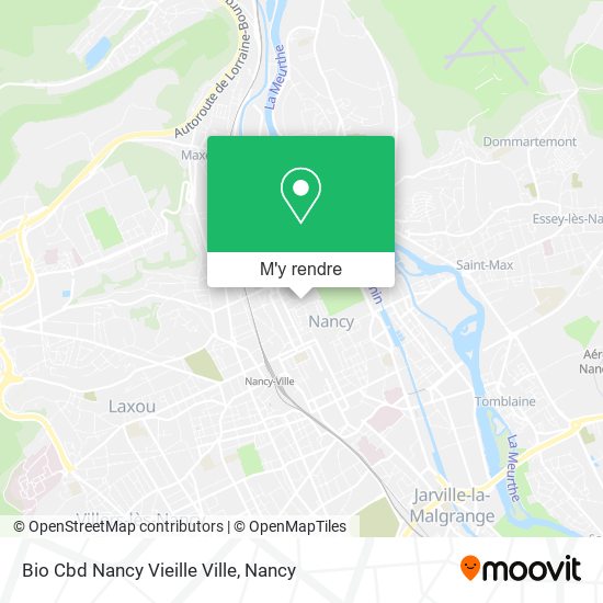 Bio Cbd Nancy Vieille Ville plan