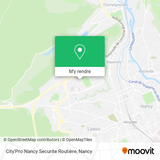 City'Pro Nancy Securite Routière plan