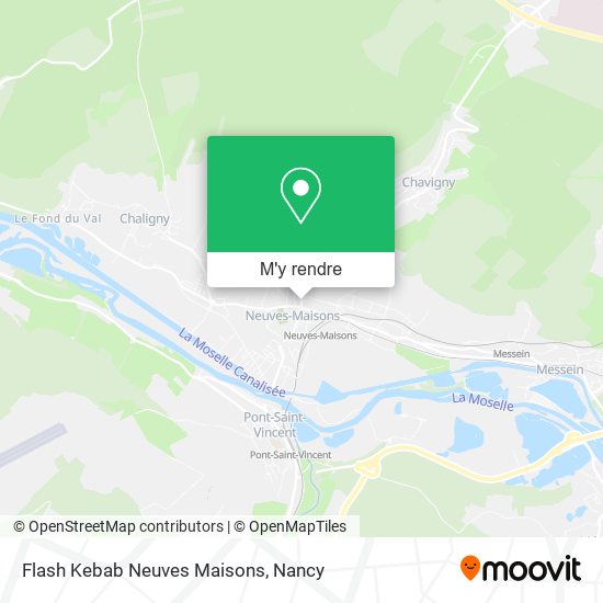 Flash Kebab Neuves Maisons plan