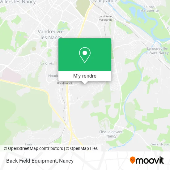 Back Field Equipment plan