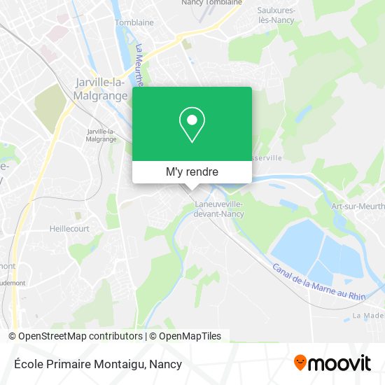 École Primaire Montaigu plan
