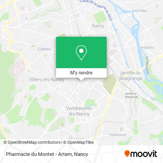 Pharmacie du Montet - Artem plan