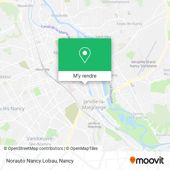 Norauto Nancy Lobau plan
