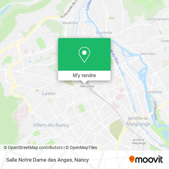 Salle Notre Dame des Anges plan