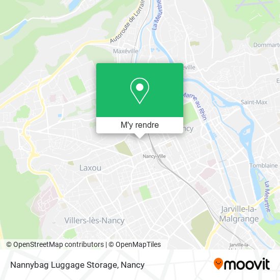 Nannybag Luggage Storage plan