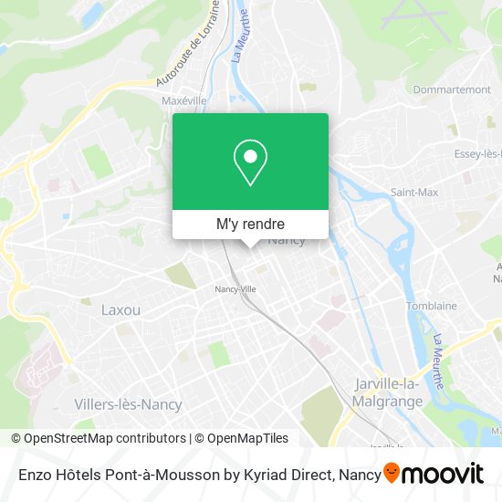 Enzo Hôtels Pont-à-Mousson by Kyriad Direct plan