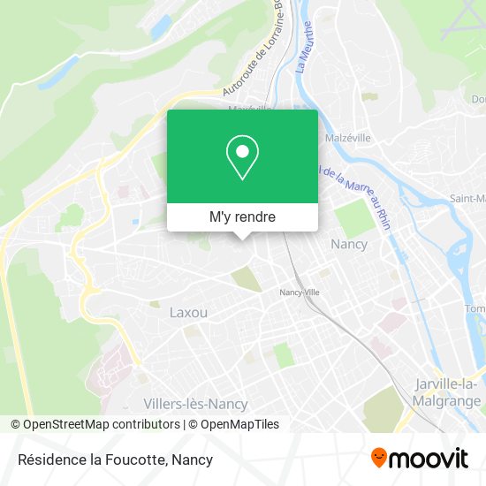 Résidence la Foucotte plan