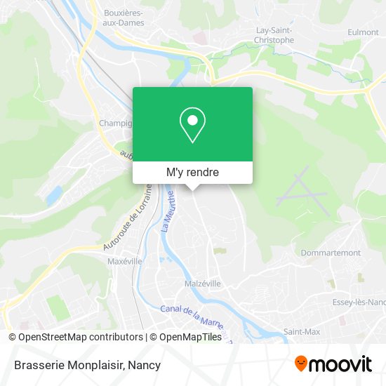 Brasserie Monplaisir plan