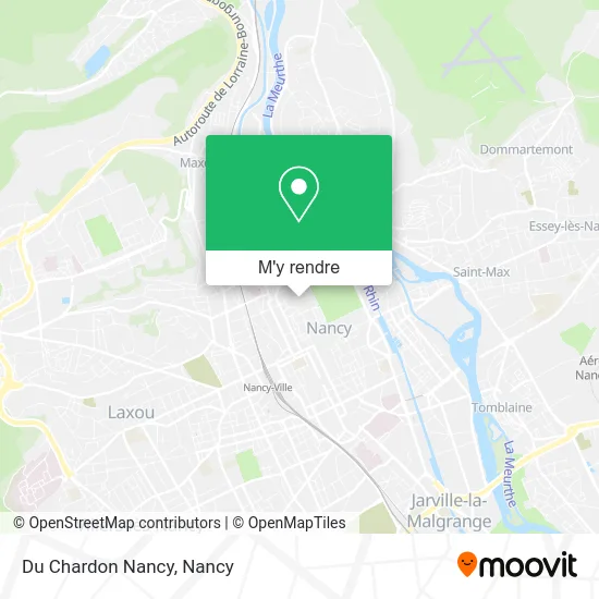 Du Chardon Nancy plan