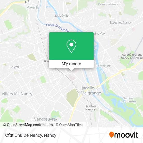 Cfdt Chu  De Nancy plan
