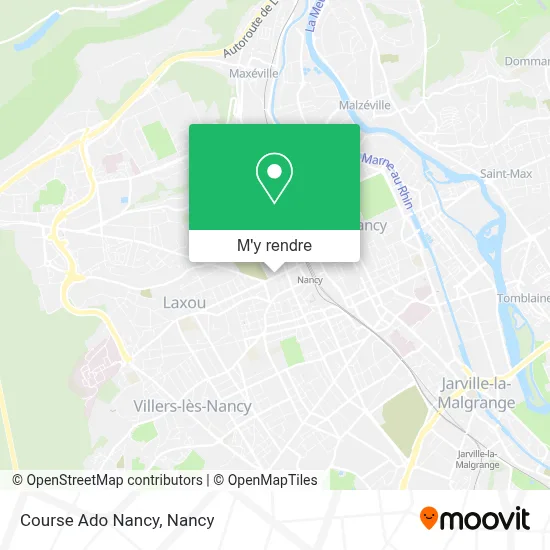 Course Ado Nancy plan