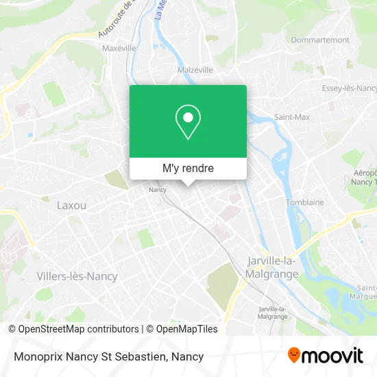 Monoprix Nancy St Sebastien plan