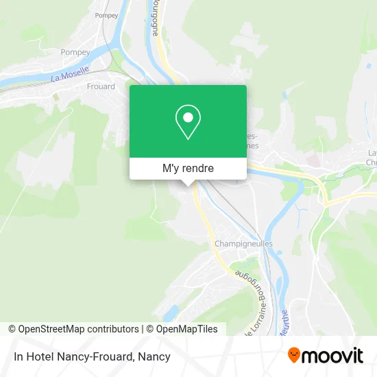 In Hotel Nancy-Frouard plan