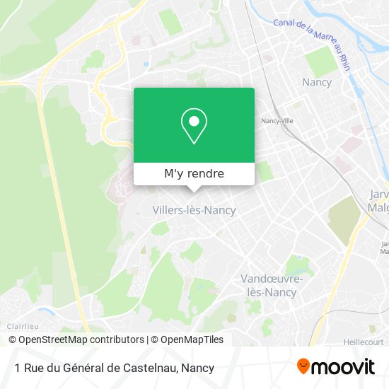 1 Rue du Général de Castelnau plan