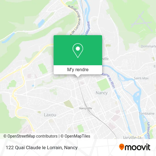 122 Quai Claude le Lorrain plan