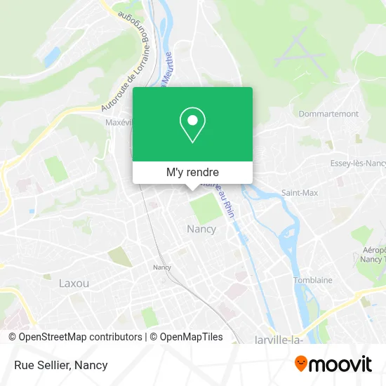 Rue Sellier plan