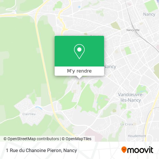 1 Rue du Chanoine Pieron plan