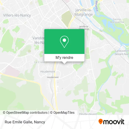 Rue Emile Galle plan