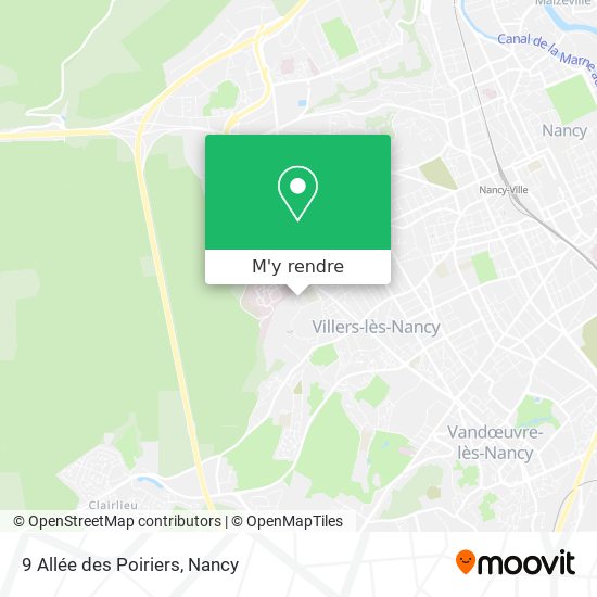 9 Allée des Poiriers plan