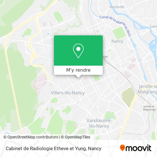 Cabinet de Radiologie Etheve et Yung plan