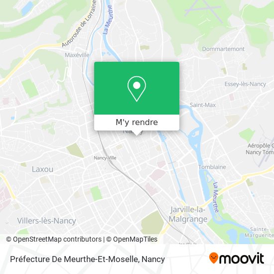 Préfecture De Meurthe-Et-Moselle plan