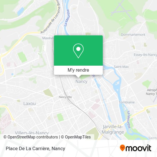 Place De La Carrière plan