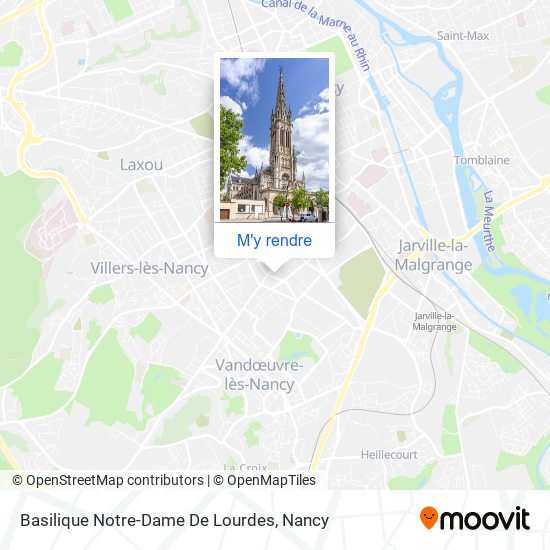 Basilique Notre-Dame De Lourdes plan