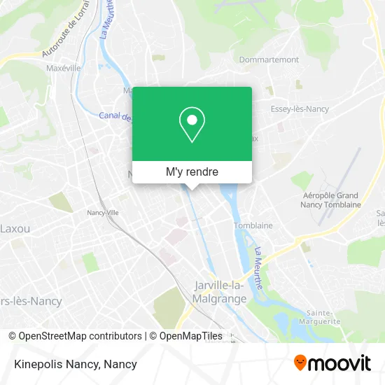 Kinepolis Nancy plan