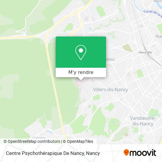 Centre Psychothérapique De Nancy plan