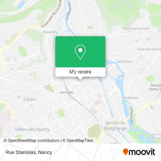 Rue Stanislas plan