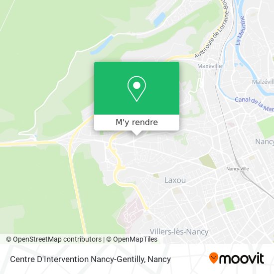 Centre D'Intervention Nancy-Gentilly plan