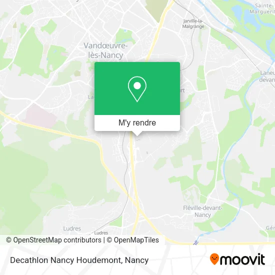 Decathlon Nancy Houdemont plan