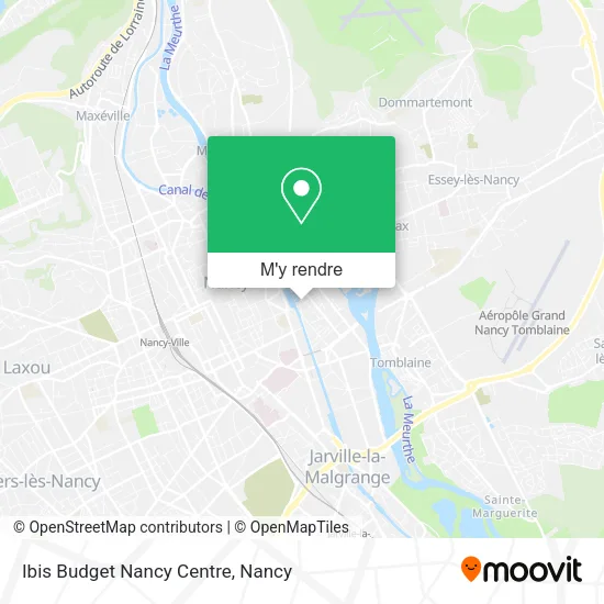Ibis Budget Nancy Centre plan