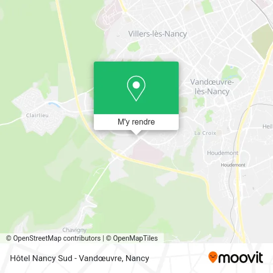 Hôtel Nancy Sud - Vandœuvre plan