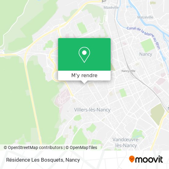 Résidence Les Bosquets plan
