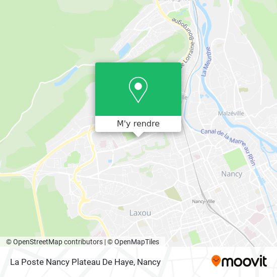 La Poste Nancy Plateau De Haye plan