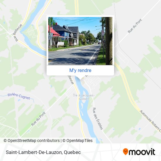 Saint-Lambert-De-Lauzon plan