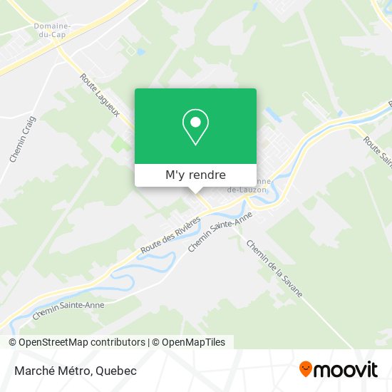 Marché Métro plan