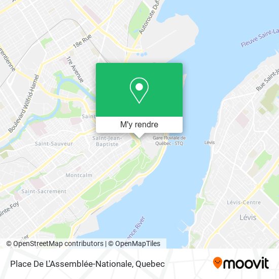 Place De L'Assemblée-Nationale plan
