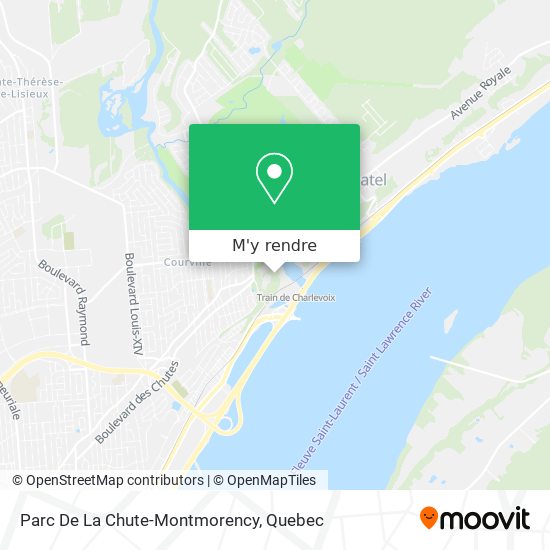 Parc De La Chute-Montmorency plan