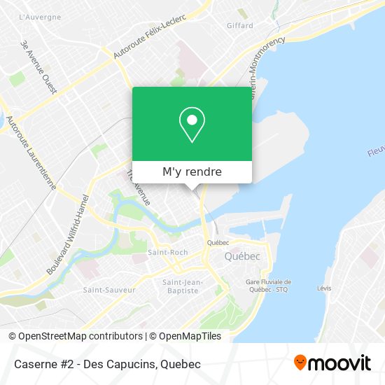 Caserne #2 - Des Capucins plan