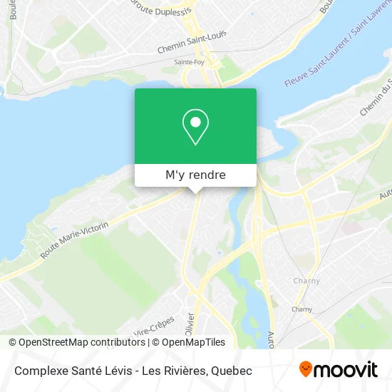 Complexe Santé Lévis - Les Rivières plan