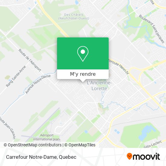 Carrefour Notre-Dame plan