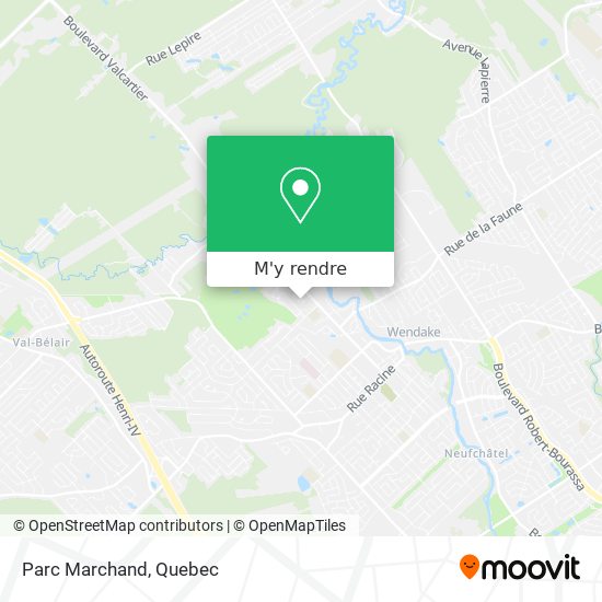 Parc Marchand plan