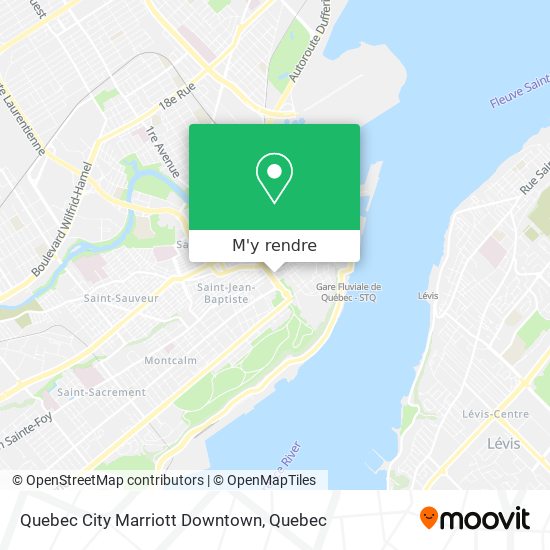 Quebec City Marriott Downtown plan