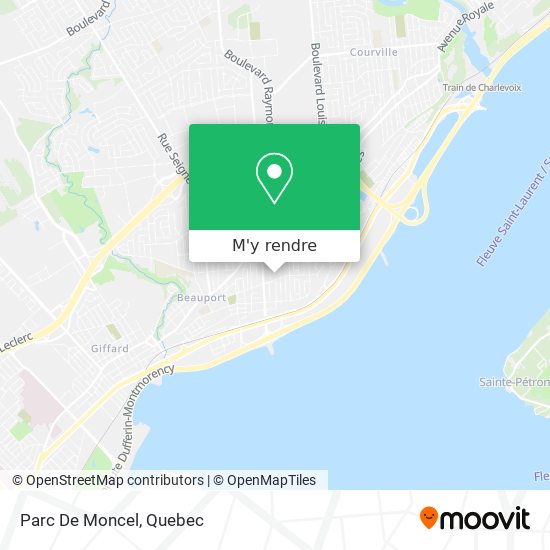 Parc De Moncel plan